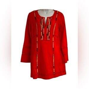 Prana Long Sleeve Embroidered ‘Le Hela’ Tunic
